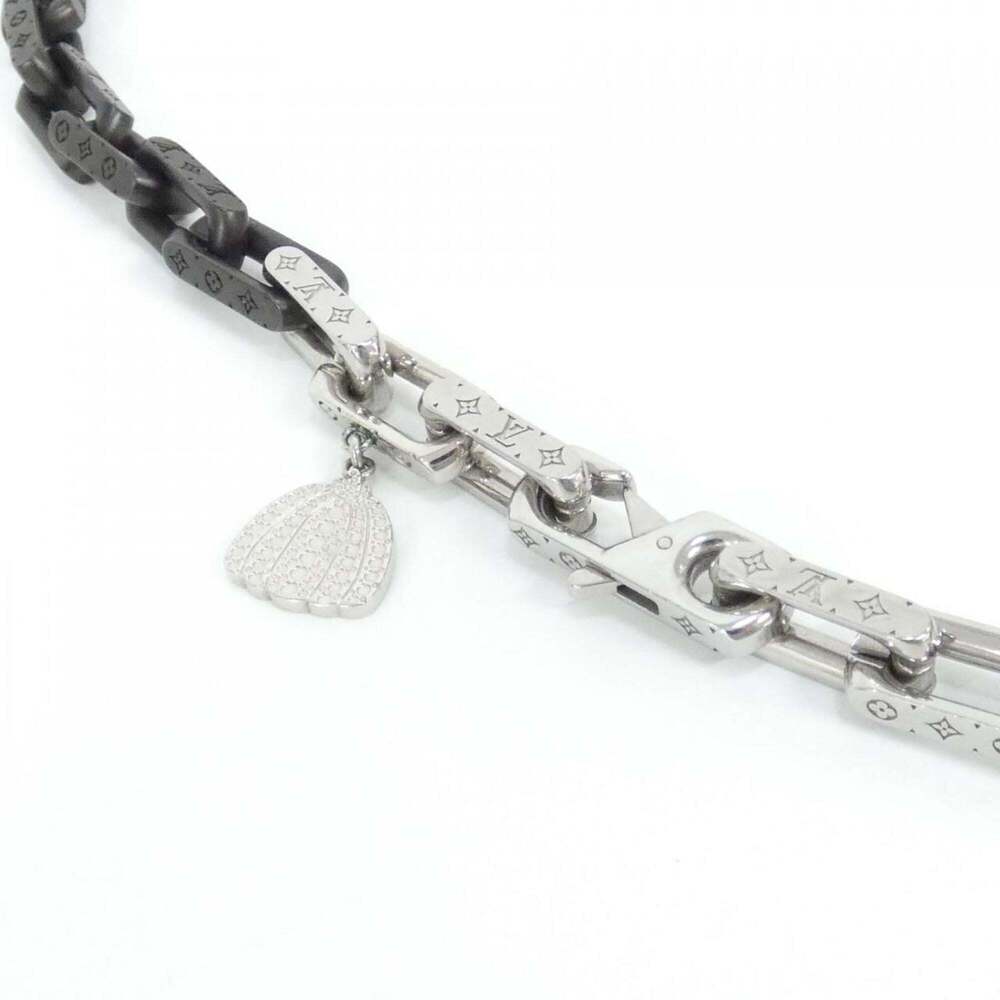 LOUIS VUITTON Black Monogram Necklace - Picture 3 of 5